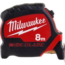 Milwaukee Premium Wide Blade Tape Measure Metric Metric 8m 27mm