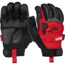 Milwaukee Impact Demolition Work Gloves Black / Red XL