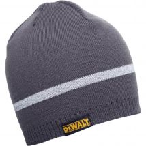 DeWalt Reflective Beanie Hat Grey One Size