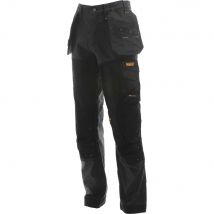 DeWalt Memphis Mens Stretch Work Trousers Grey / Black 42" 33"