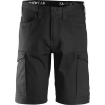 Snickers 6100 Mens Service Shorts Black 36"