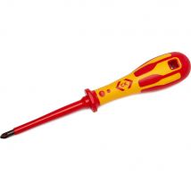 CK Dextro VDE Insulated Pozi Screwdriver PZ2 100mm