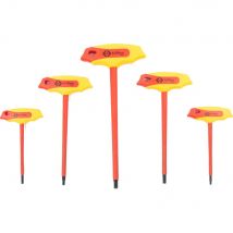 CK 5 Piece VDE Insulated T Handle Hex Keys Set