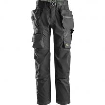 Snickers 6923 Mens Flexiwork Floorlayers Work Holster Pocket Trousers Grey 30" 32"