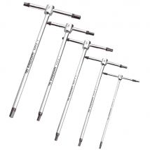 Facom 5 Piece T Handle Hexagon Allen Key Set Metric