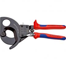 Knipex 95 31 VDE Insulated Ratchet Action Cable Cutter 280mm