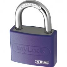 Abus T65AL Series Aluminium Padlock Violet Keyed Alike 40mm Standard 6401