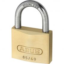 Abus 65 Series Compact Brass Padlock 40mm Standard