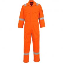 Araflame Silver Flame Resistant Coveralls Orange 36" 31"