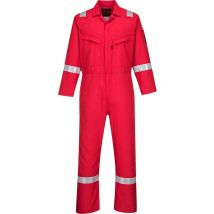 Araflame Silver Flame Resistant Coveralls Red 36" 31"