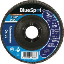 BlueSpot Flap Disc 115mm 115mm 120g