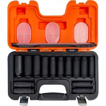 Bahco DD/S14 14 Piece Deep Impact 1/2In Drive Socket Set 1/2"