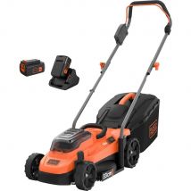 Black and Decker BCMW3336 36v Cordless Rotary Lawnmower 330mm 2 x 2ah Li-ion Battery Charger