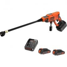 Black and Decker BCPC18 18v Cordless Pressure Washer 2 x 2ah Li-ion Battery Charger