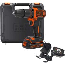 Black and Decker BCD700S 18v Cordless Combi Drill 1 x 1.5ah Li-ion Battery Charger Case