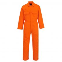 BizWeld Mens Flame Resistant Overall Orange M 32"