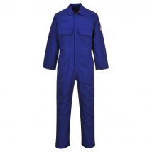 BizWeld Mens Flame Resistant Overall Royal Blue 3XL 32"