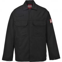 BizWeld Mens Flame Resistant Jacket Black 4XL