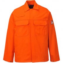BizWeld Mens Flame Resistant Jacket Orange L