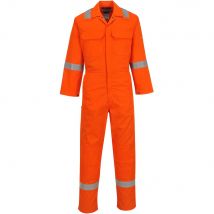 BizWeld Mens Iona Flame Resistant Coverall Orange M 34"