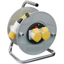 Brennenstuhl AK 260 Twin Socket Cable Extension Reel 110v 25m