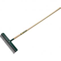 Bulldog Premier Wizard Rubber Tine Leaf Rake 1.3m