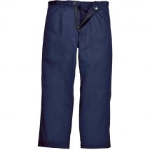 BizWeld Mens Flame Resistant Trousers Navy Blue XL 32"