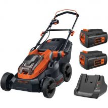 Black and Decker CLM3820L 36v Cordless Rotary Lawnmower 380mm 2 x 2ah Li-ion Battery Charger