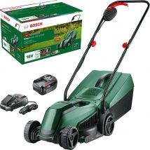 Bosch EASYMOWER 18V-32 P4A 18v Cordless Rotary Lawnmower 320mm 1 x 4ah Li-ion Battery Charger
