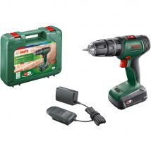 Bosch UNIVERSALIMPACT P4A 18v Cordless Combi Drill 1 x 1.5ah Li-ion Battery Charger Case