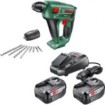 Bosch UNEO MAXX 18 LI P4A 18v Cordless Rotary Hammer Drill 2 x 6ah Li-ion Battery Charger No Case