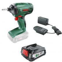 Bosch ADVANCEDIMPACTDRIVE P4A 18v Cordless Impact Driver 1 x 2.5ah Li-ion Battery Charger No Case