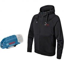 Bosch GHH 12-18V Battery Heated Hoodie Black L