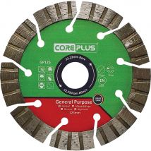 Coreplus General Purpose Hybrid Turbo Diamond Blade 125mm 2.8mm 22mm