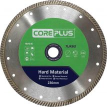 Coreplus Hard Material Turbo Diamond Blade 230mm 2.6mm 22mm