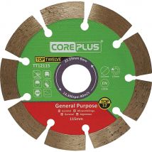 Coreplus Top Twelve General Purpose Diamond Blade 115mm