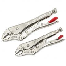 Crescent 2 Piece Curved Jaw Locking Plier Set
