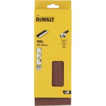 DeWalt 100 x 560mm Sanding Belts 100mm x 560mm 100g Pack of 3