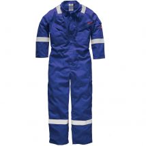 Dickies Mens Pyrovatex Flame Retardant Overall Royal Blue 40" 33"