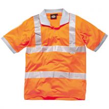 Dickies Mens Hi Vis GO/RT Polo Shirt