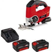 Einhell TE-JS 18/80 Li 18v Cordless Jigsaw 2 x 4ah Li-ion Battery Charger No Case