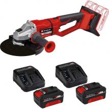 Einhell Professional AXXIO 36/230 Q 36v Cordless Brushless Angle Grinder 230mm 2 x 4ah Li-ion Twin or Dual Battery Charger No Case