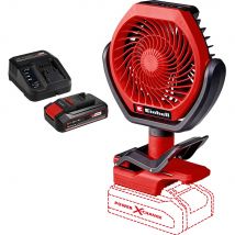 Einhell GC-CF 18/110 Li 18v Cordless Brushless Air Fan 1 x 2.5ah Li-ion Battery Charger