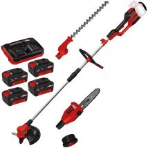 Einhell GE-LM 36/4in1 Li 36v Cordless Brushless High Reach Multi Tool 4 x 4ah Li-ion Twin or Dual Battery Charger