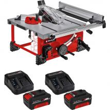 Einhell TE-TS 36/210 Li 36v Cordless Table Saw 210mm 2 x 4ah Li-ion Twin or Dual Battery Charger No Case