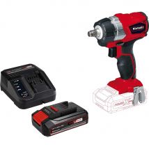 Einhell TE-CW 18 Li BL 18v Cordless Brushless 1/2" Impact Wrench 1 x 2.5ah Li-ion Battery Charger No Case