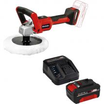 Einhell CE-CP 18/180 Li 18v Cordless Polisher and Sander 180mm 1 x 4ah Li-ion Battery Charger No Case