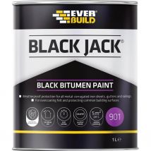 Everbuild Bitumen Paint Black 1l