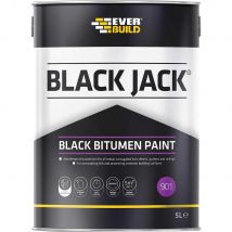 Everbuild Bitumen Paint Black 5l