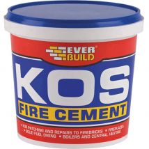 Everbuild KOS Fire Cement Black 1000g
